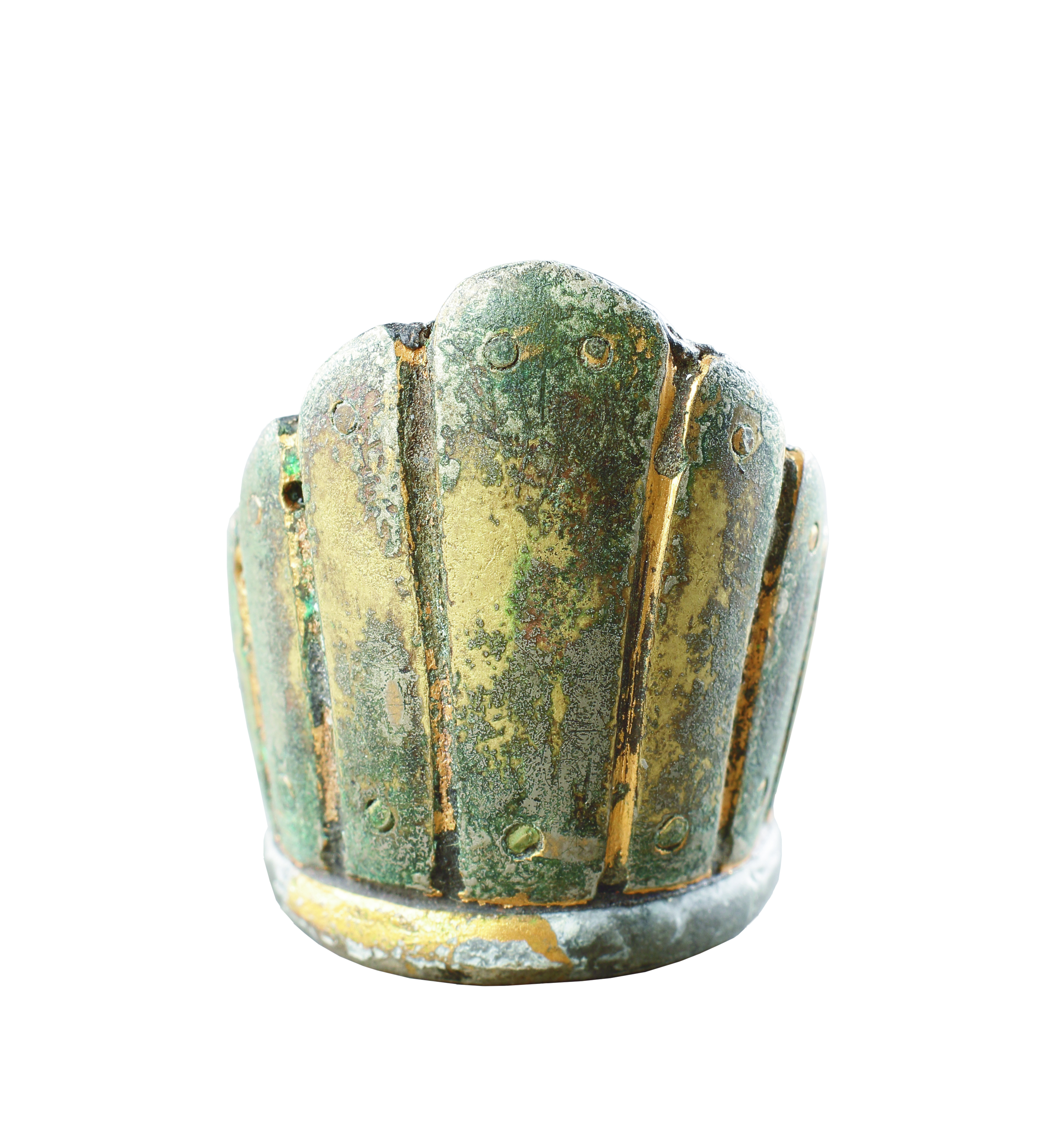 A Pair of Unusual Mughal Archer’s Thumb Rings 